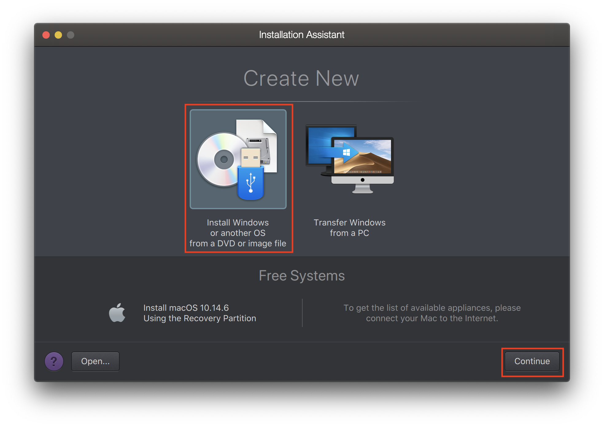 parallels for mac configuration